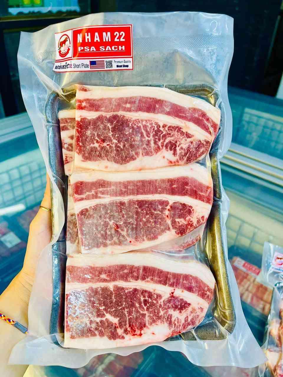 Short plate BBQ usa