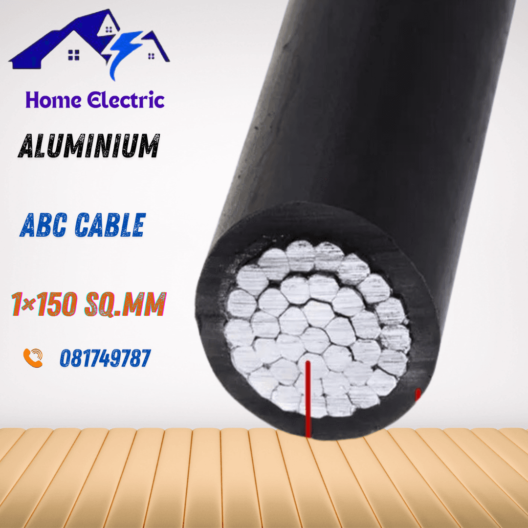 ខ្សែភ្លើងអាលុយមីញ៉ូម ABC 1x150 Sq.mm