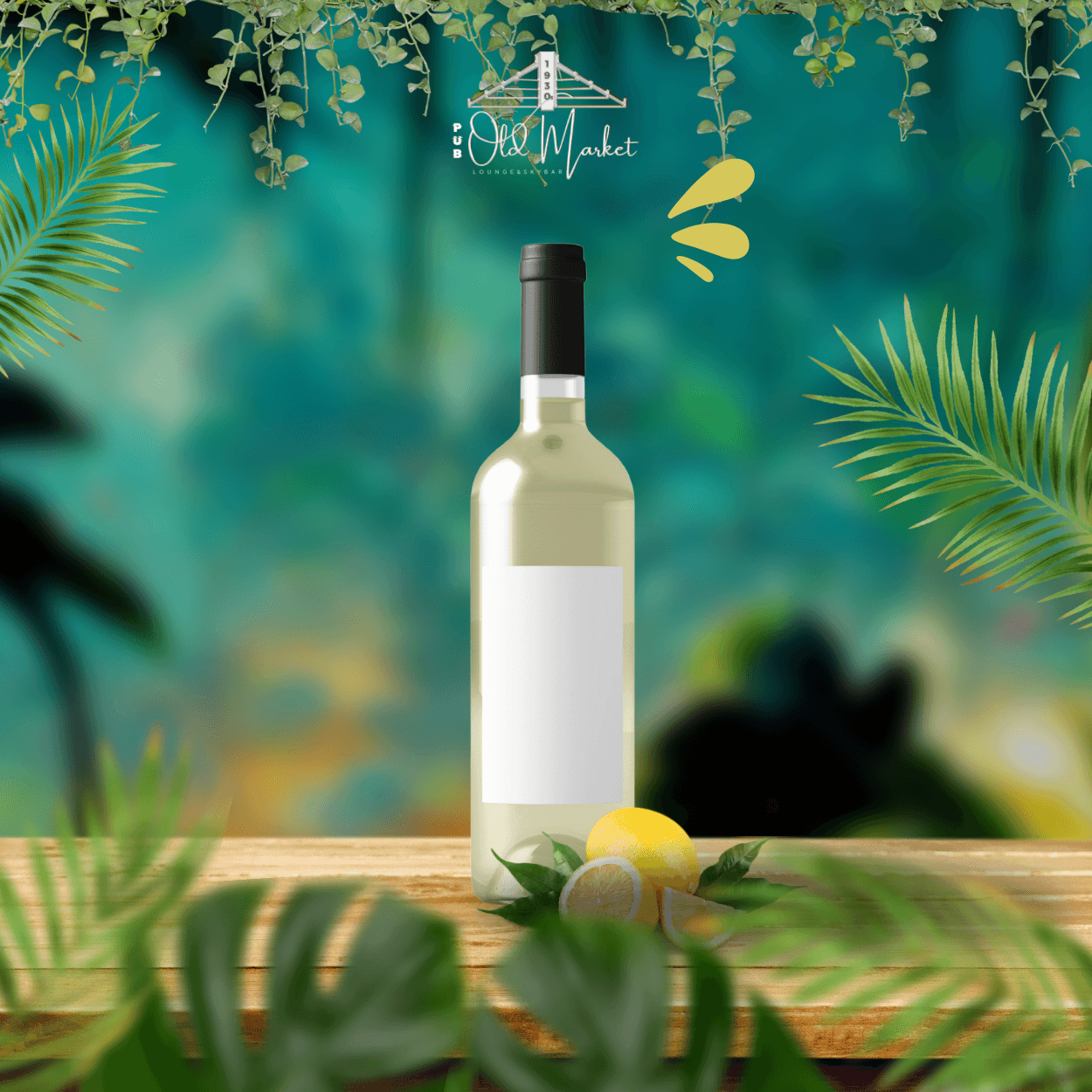 White Wine Bottle-ស្រាសដប