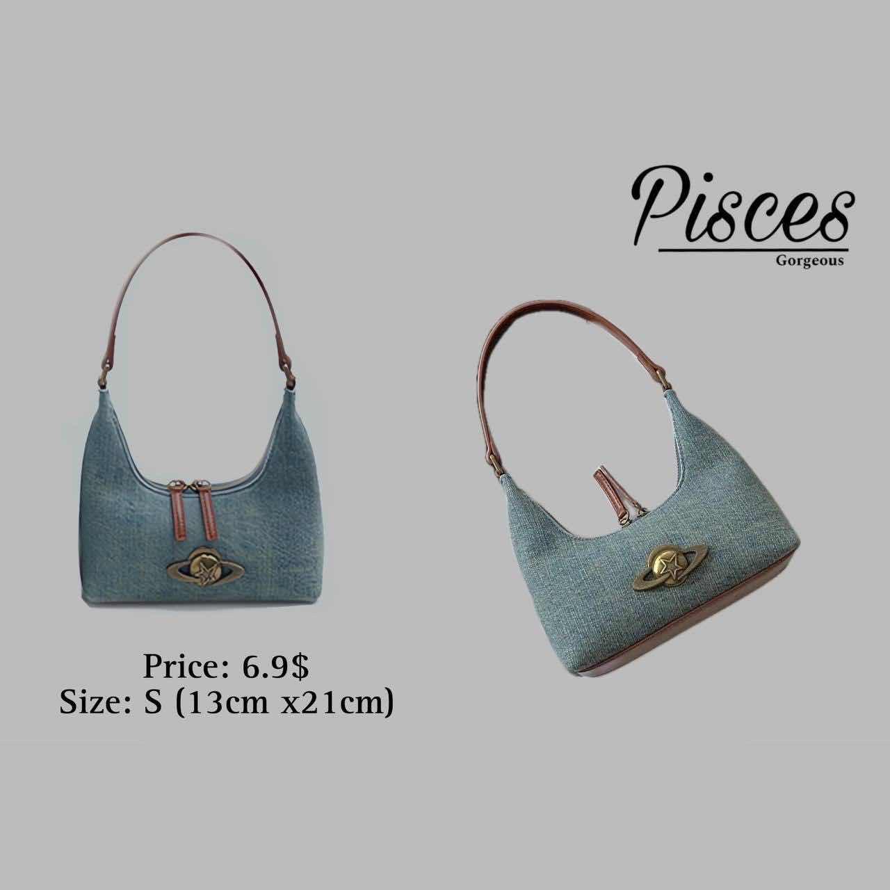Cressent denim shoulder bag 