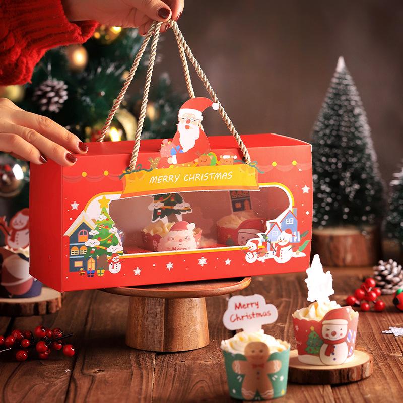 X-mas Cup Cake Box