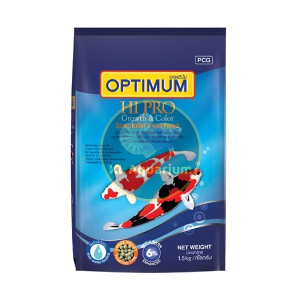 ចំណីត្រី OPTIMUM Hi Pro Growth & Color (1.5Kg​)