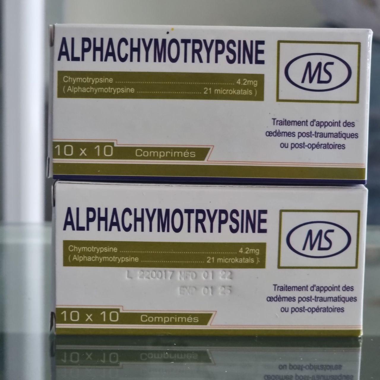 ALPHA MS B/10x10 (Chymotrypsine Expired:11/26) ប្រអប់