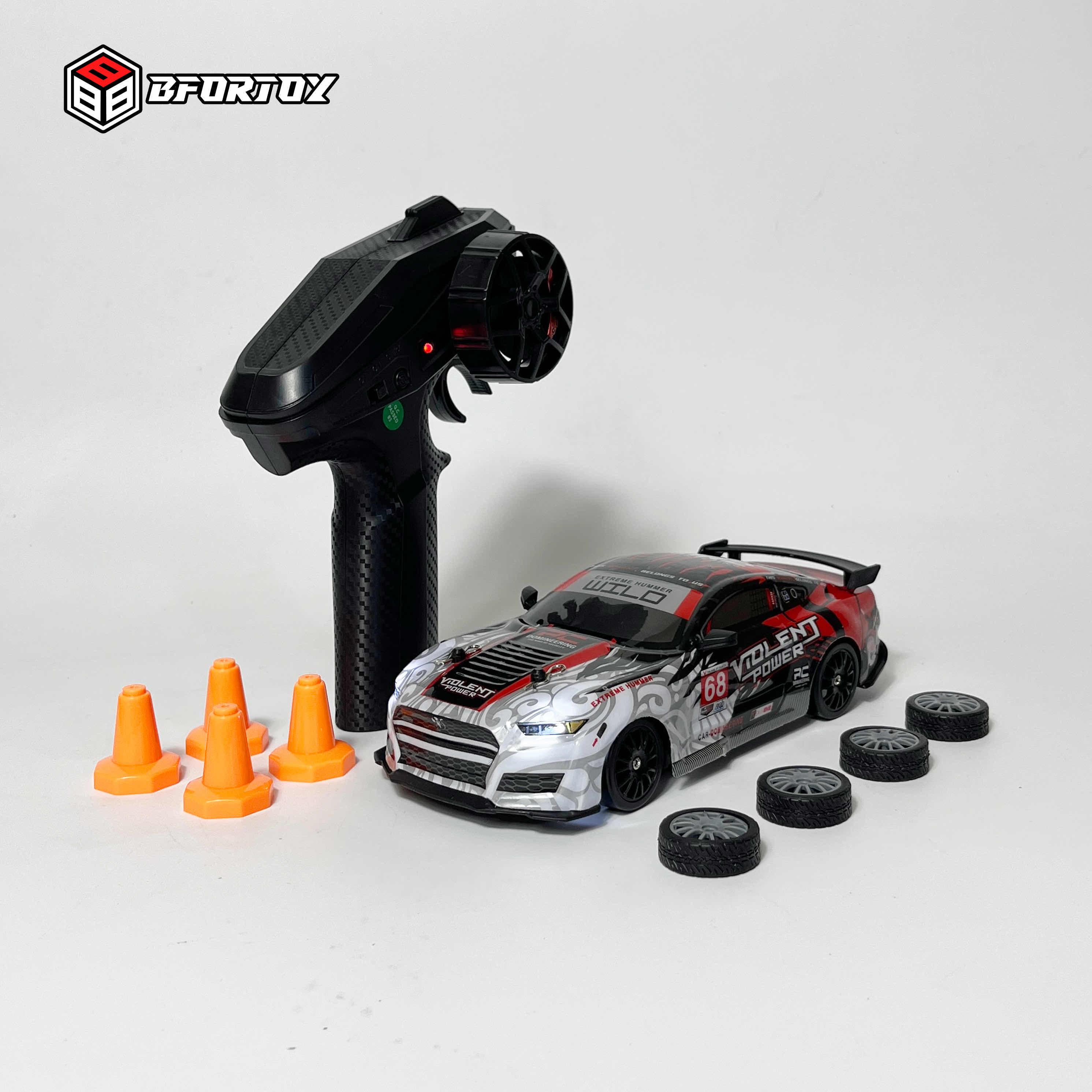 ឡានបញ្ចា Drift Rc ទំហំ 1/24 - Mustang