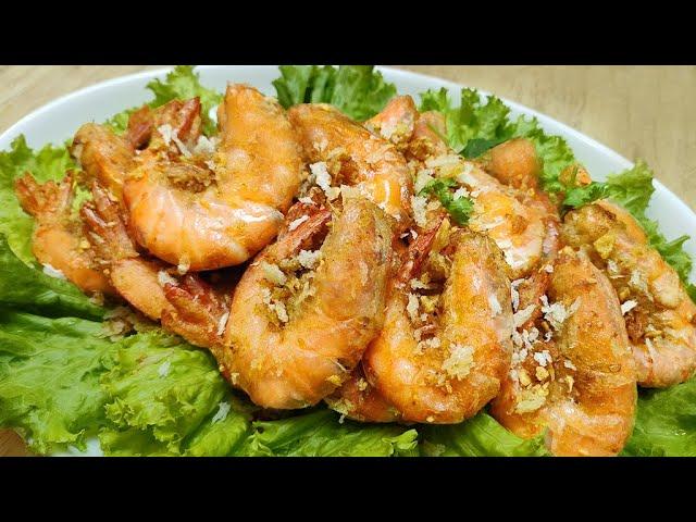 បង្គាបំពងខ្ទឹមស