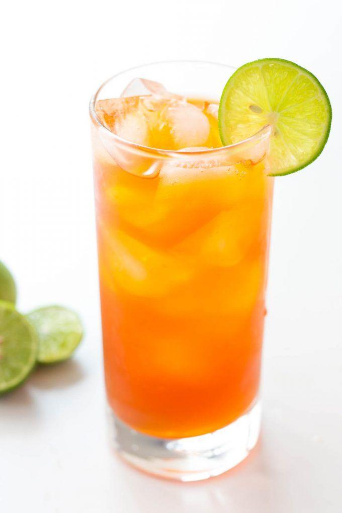 តែក្រូចឆ្មារទឹកកក (Ice Lemon Tea)