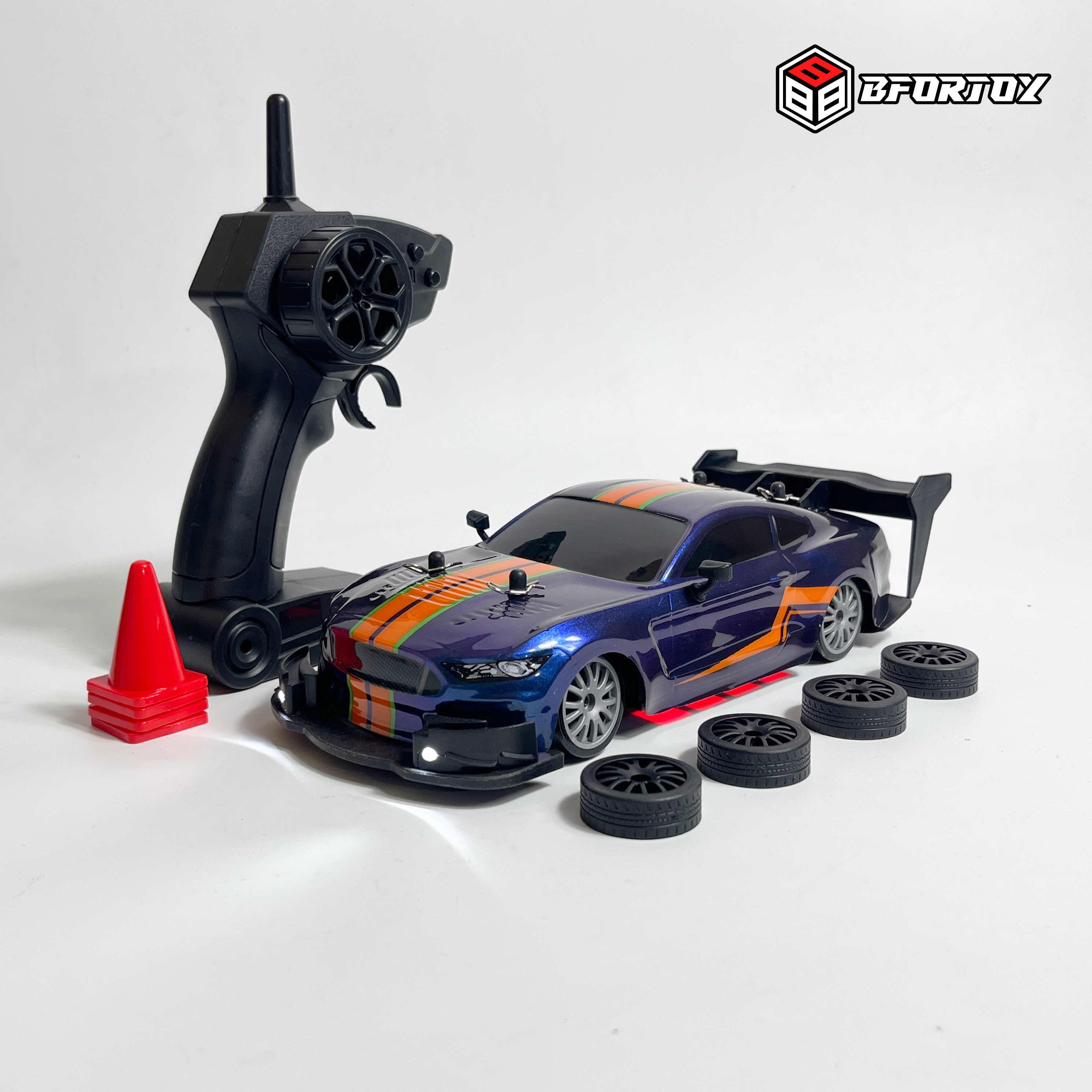 ឡានបញ្ចា Drift Rc ទំហំ 1/20 - Mustang