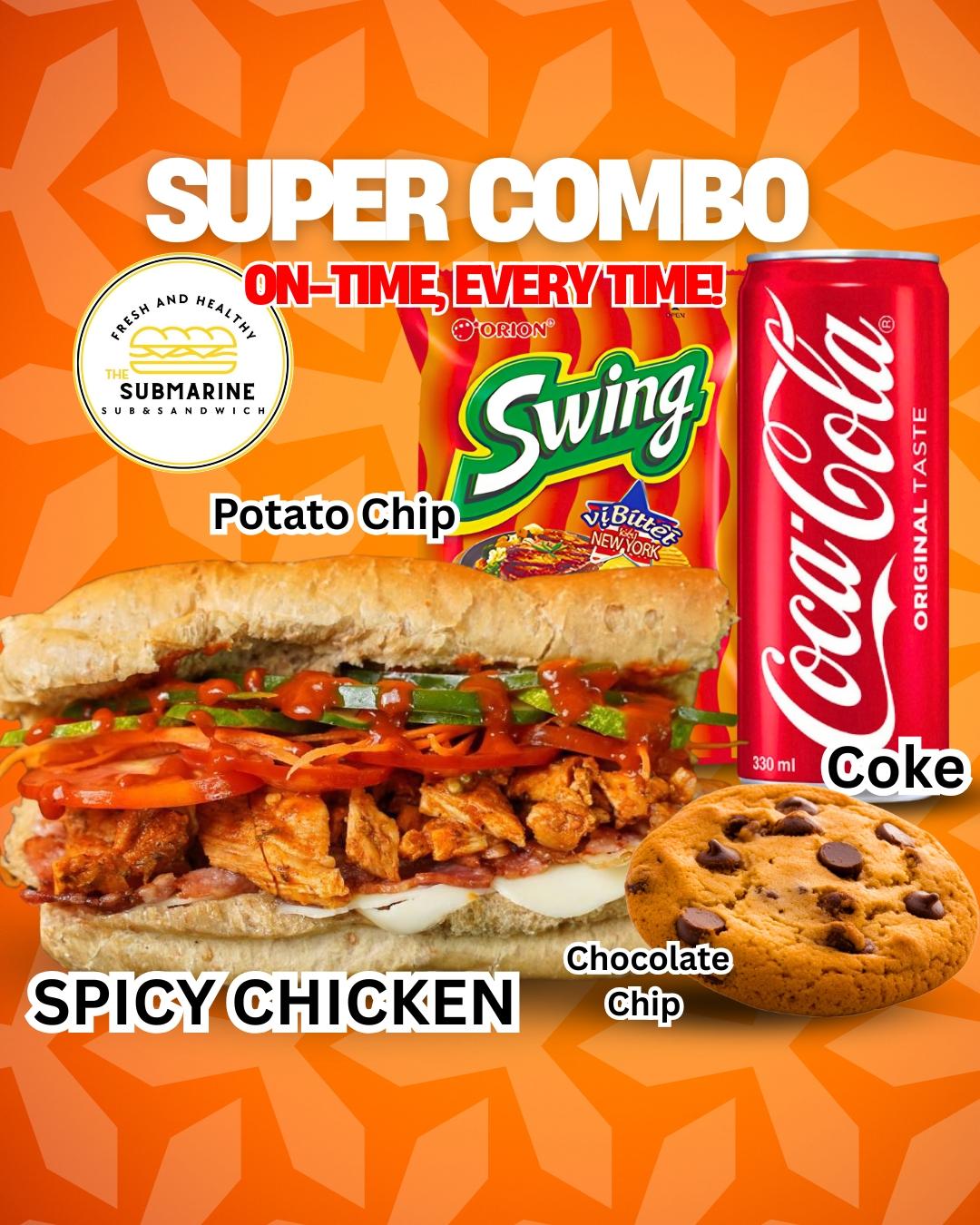 Super Combo Set 4in1 (Spicy Chicken)