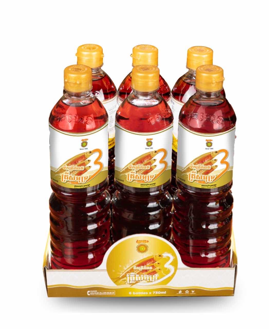 ទឹកត្រីសមុទ្រ៣ ចំណុះ៧៣០មល