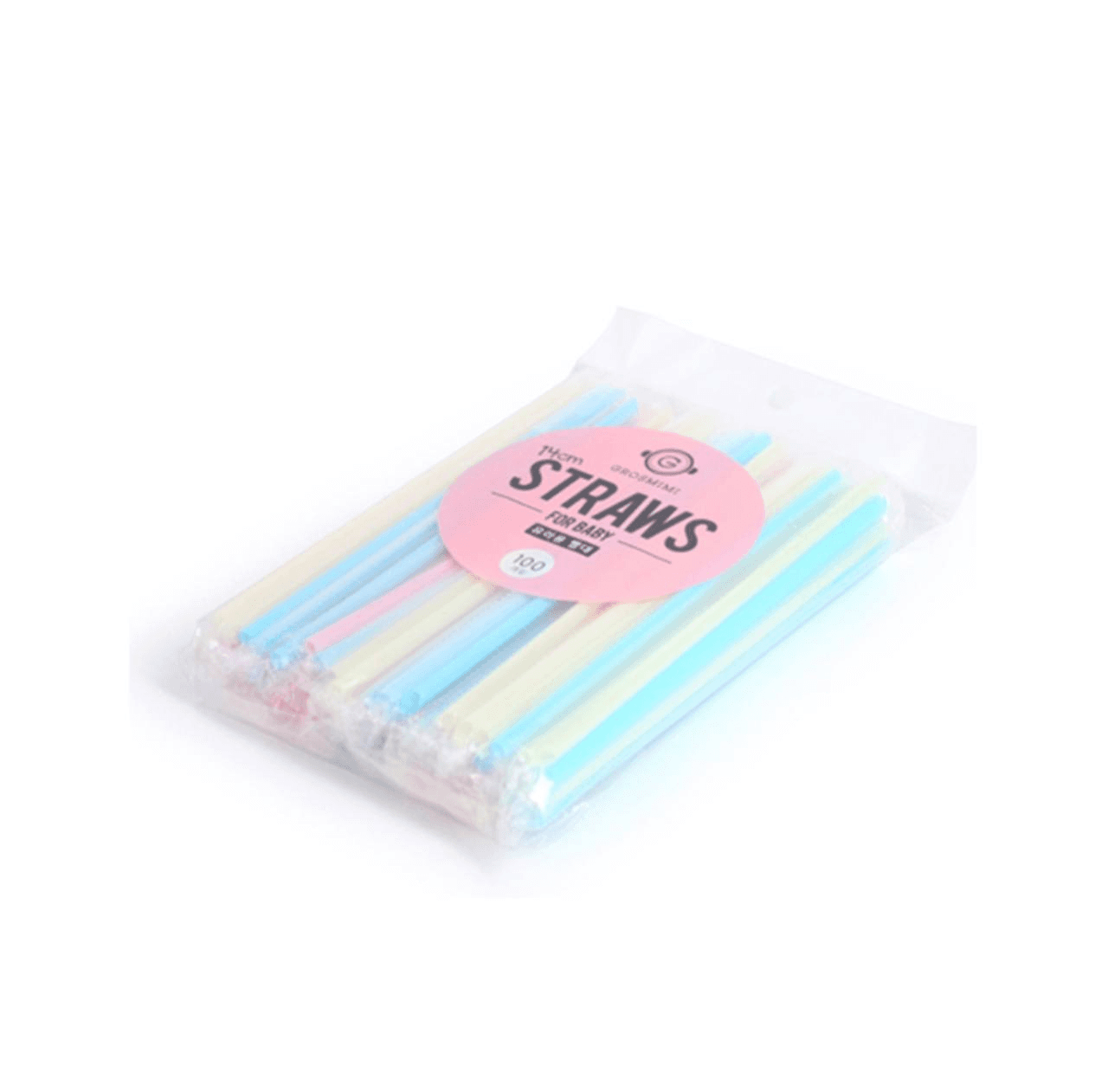 Grosmimi Baby Straw - 14cm & 18cm / 100pcs per pack