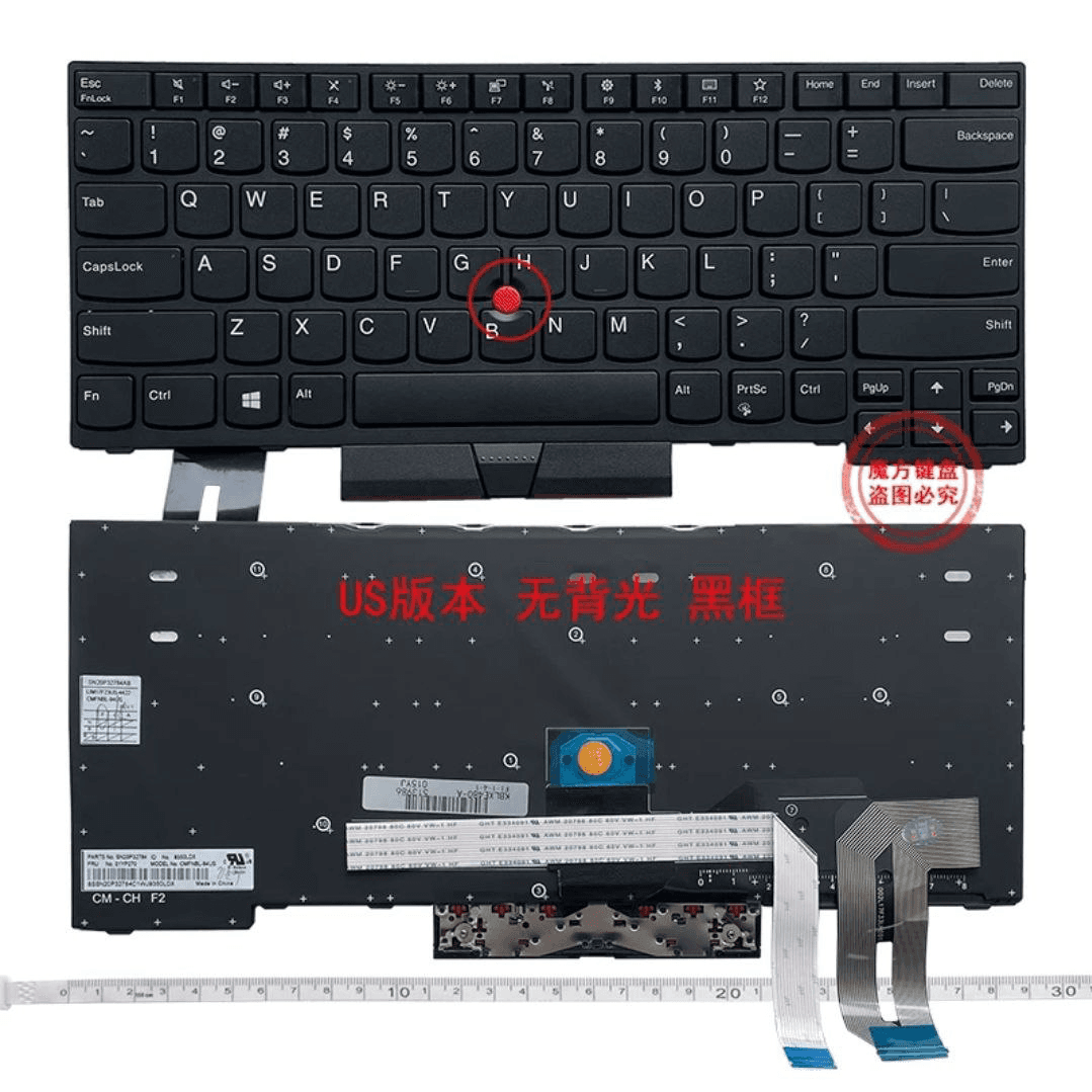 Keyboard Laptop Lenovo T14 T495 T490 E495 E490/S L390 R490 E485 L490 S2 2018 (មានក្បាលដោះ)​