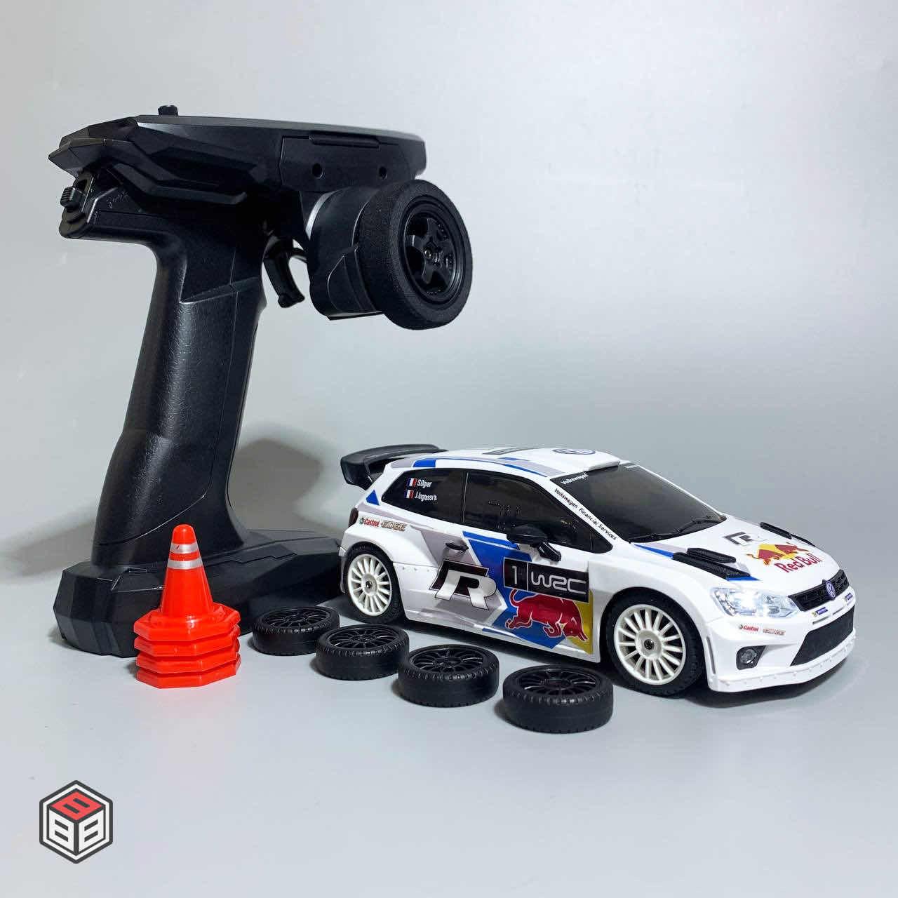 ឡានបញ្ចា 1/28 LDRC costume Volkswagen Polo R WRC Drift Rc 