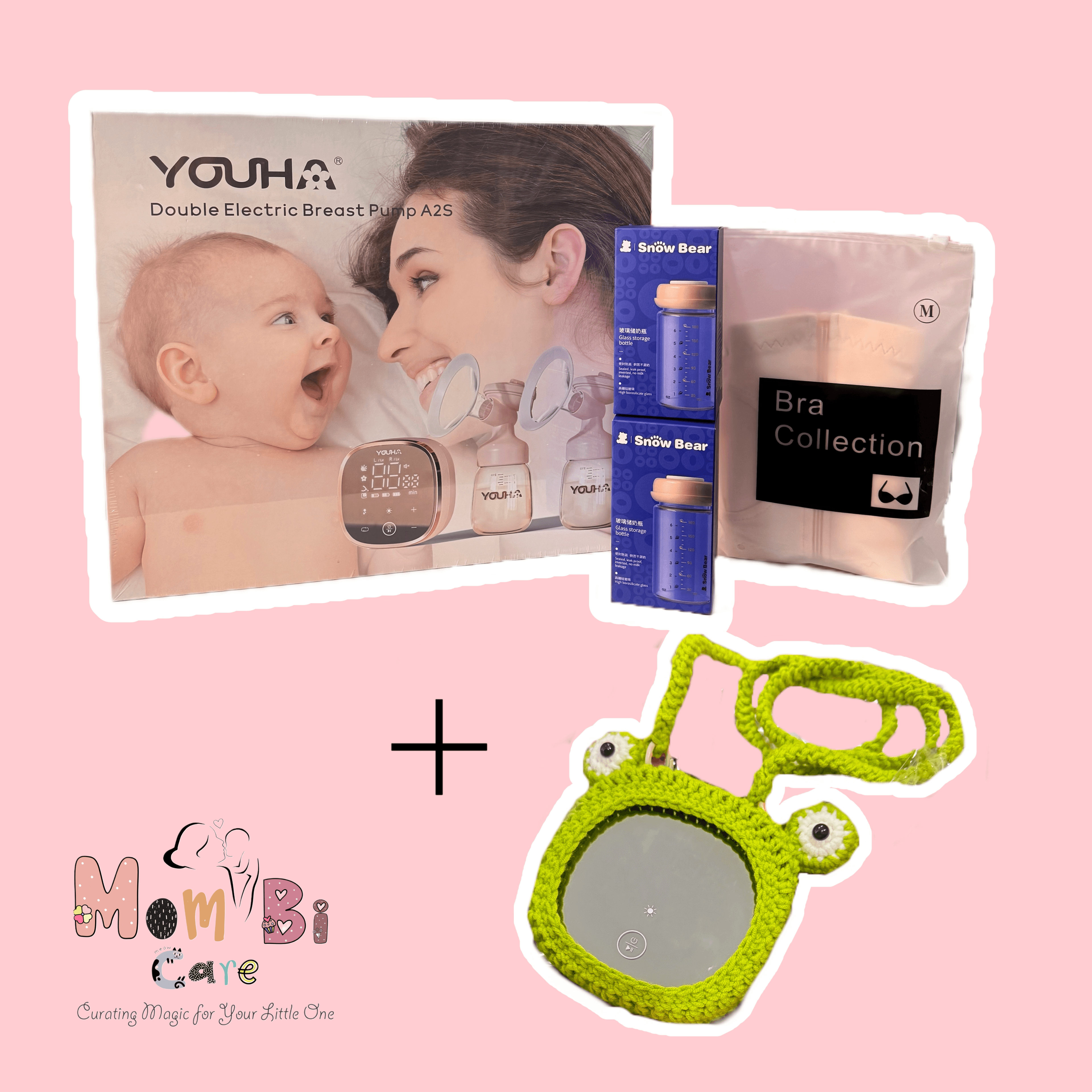 ឈុតម៉ាសុីន Youha + ស្រោមដាក់ម៉ាសុីន