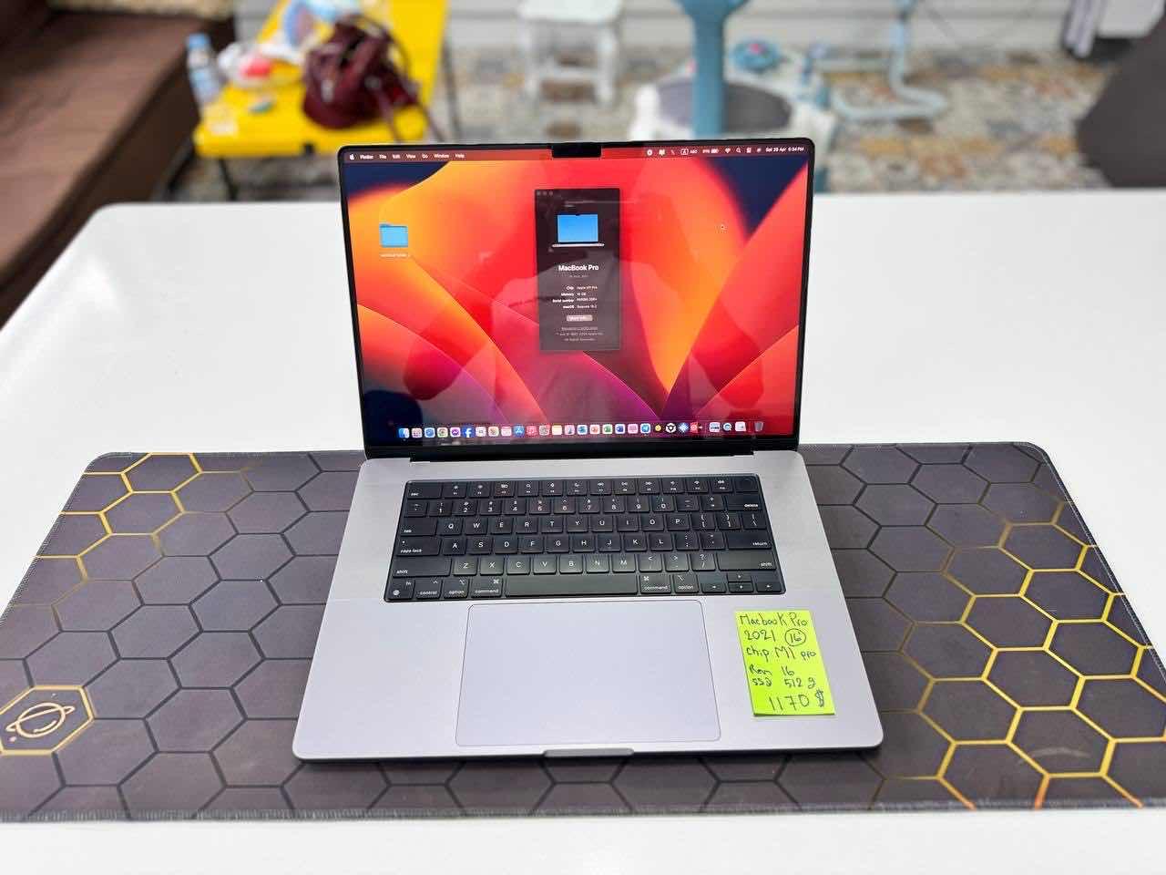 Macbook Pro 2021 M1pro/16/512