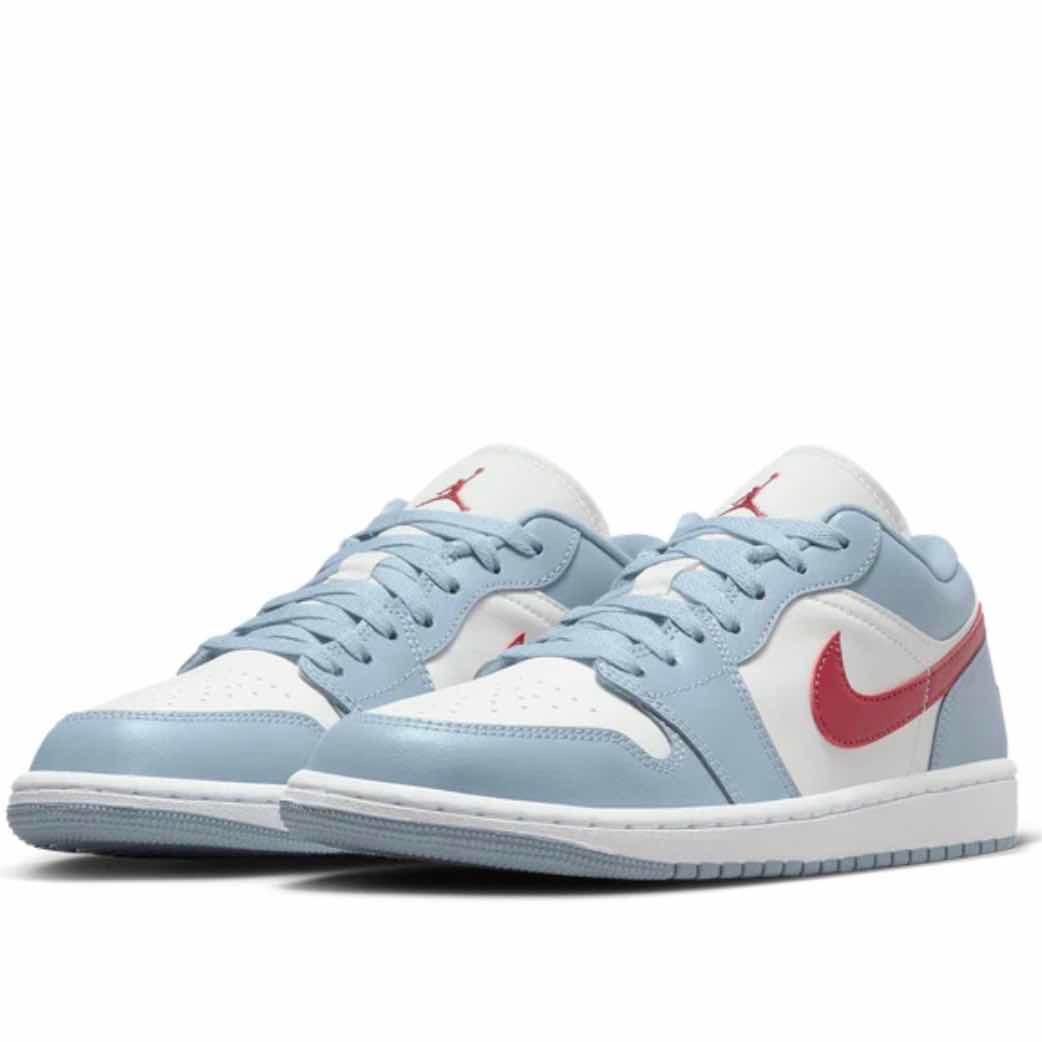 AJ1 Blue Whisper Dune Red