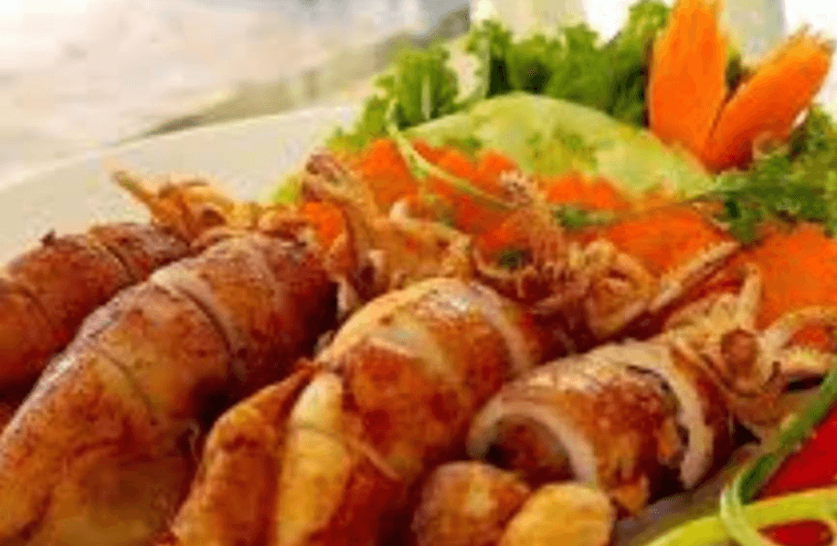 មឹកអាំងអំបិលម្ទេស