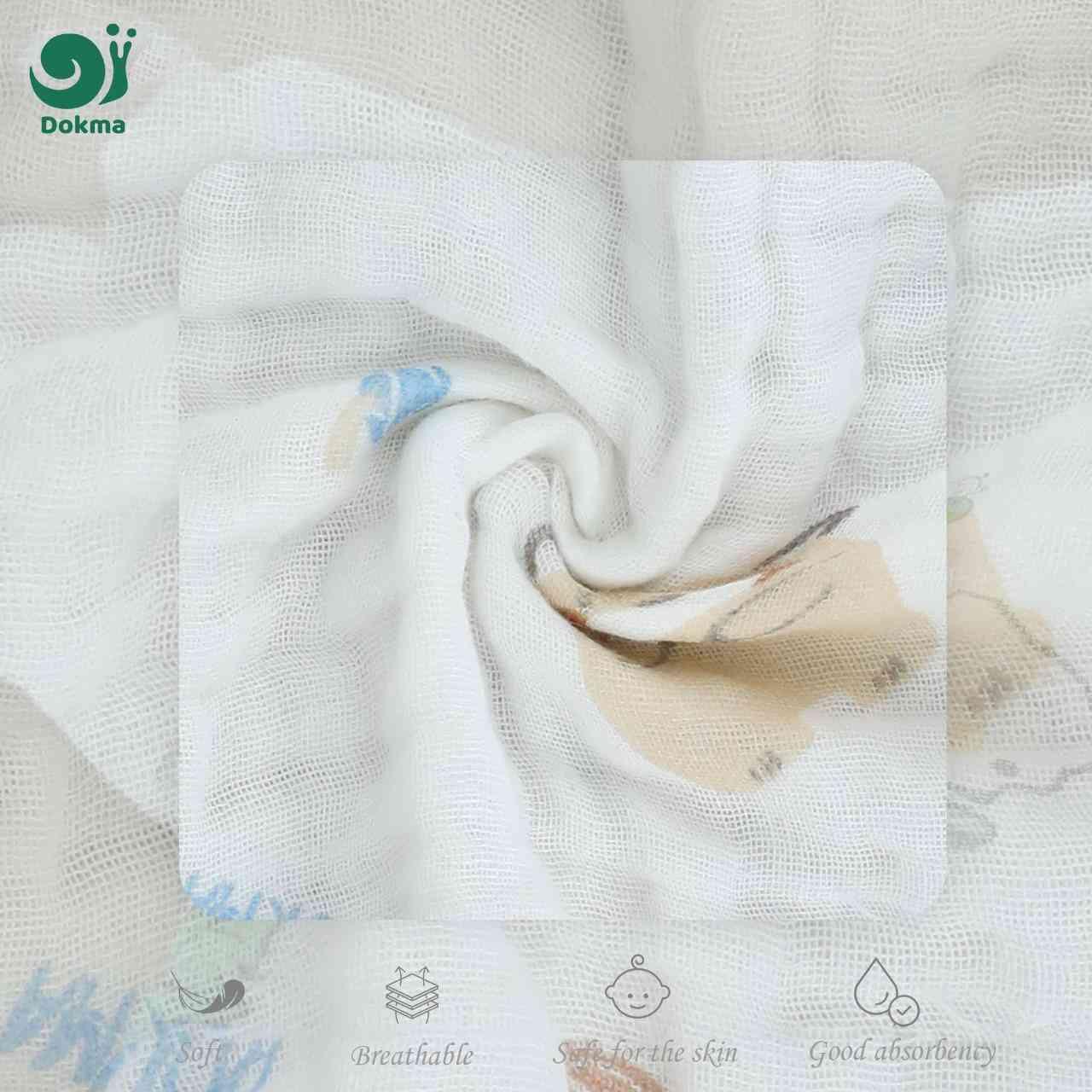កន្សែងជូត Organic 6ស្រទាប់