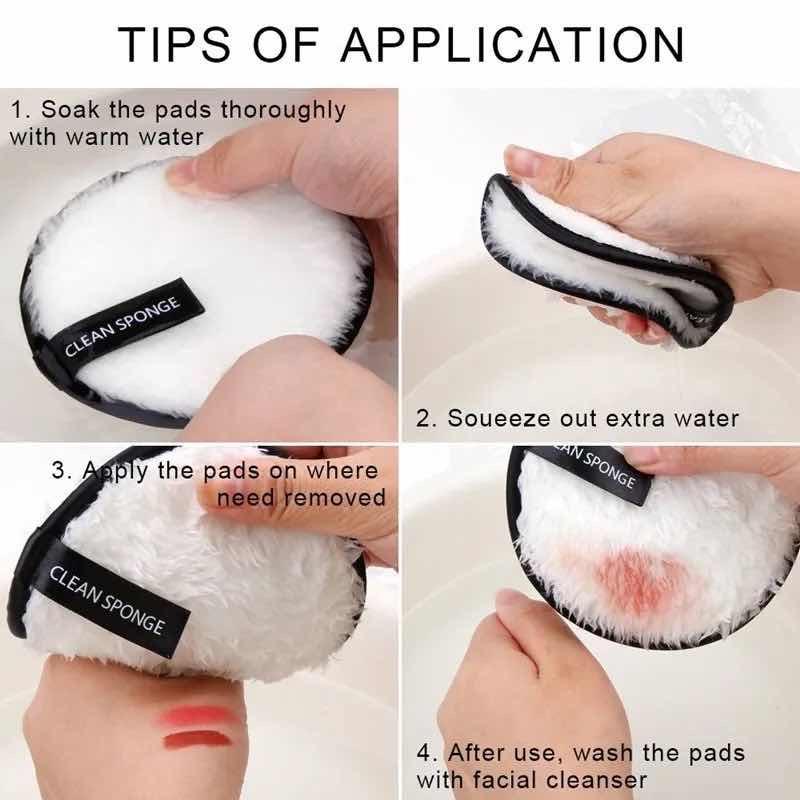 Clean sponge remover makeup