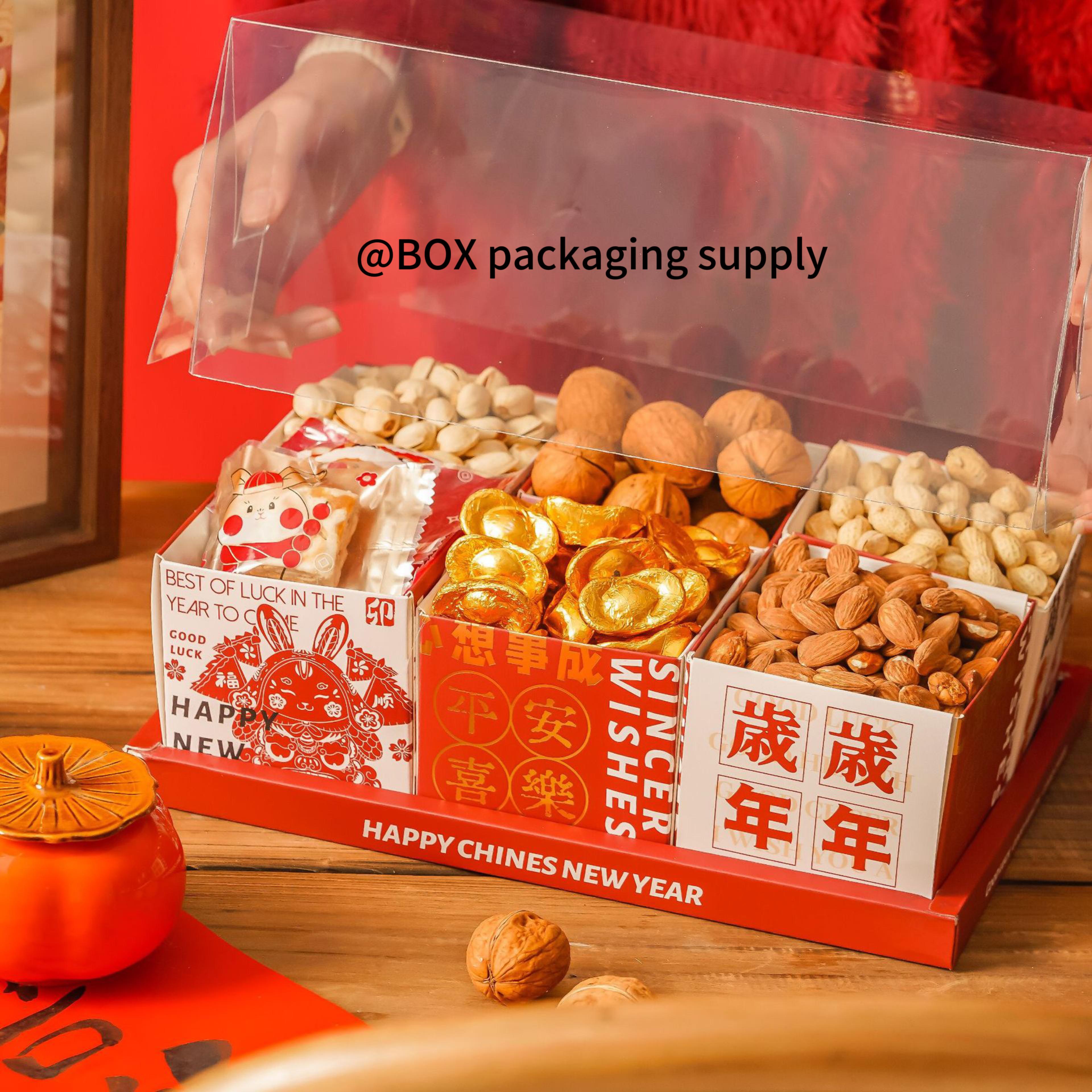 ប្រអប់6ប្រលោះ CNY Nuts Box 