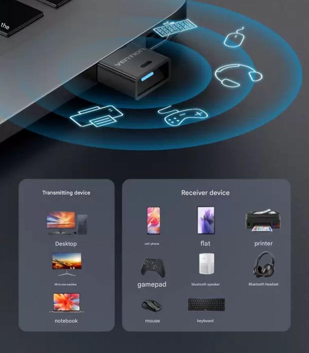 VENTION USB BLUETOOTH Adapter 5.1 NAFB0