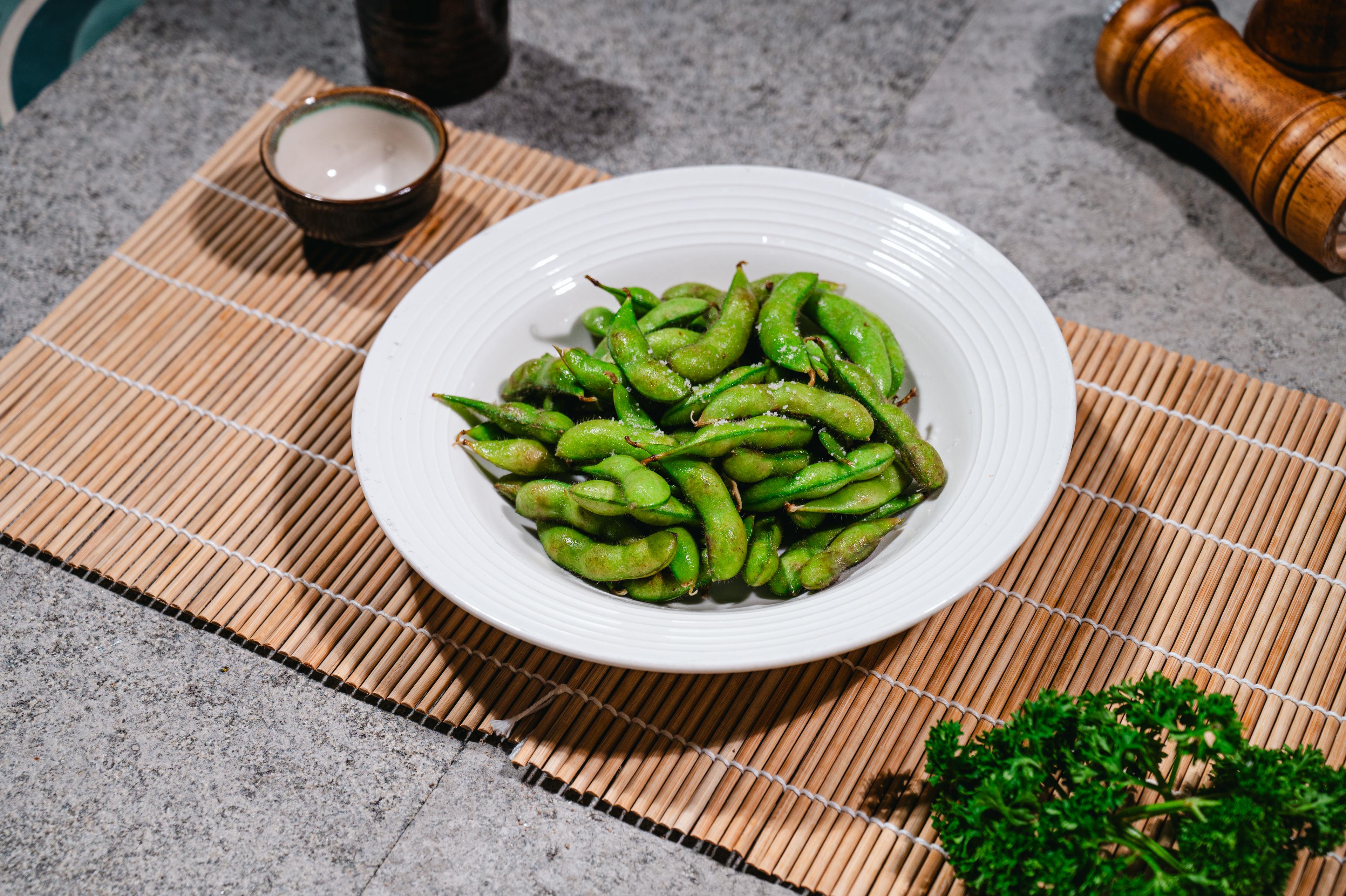សណ្តែកជប៉ុនស្រុះ Japanese Edamame 蒸日本豆
