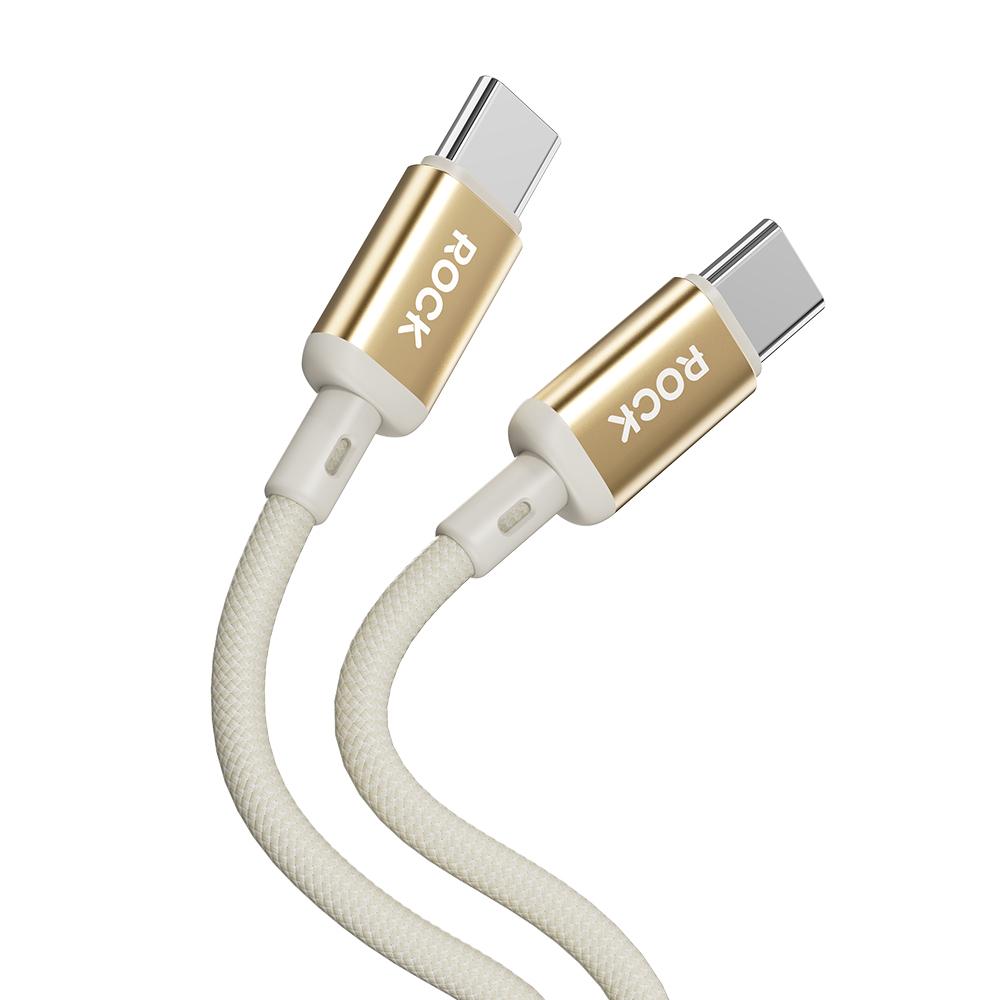 ROCK R18 Metal Braided USB-C to USB-C Cable 100W