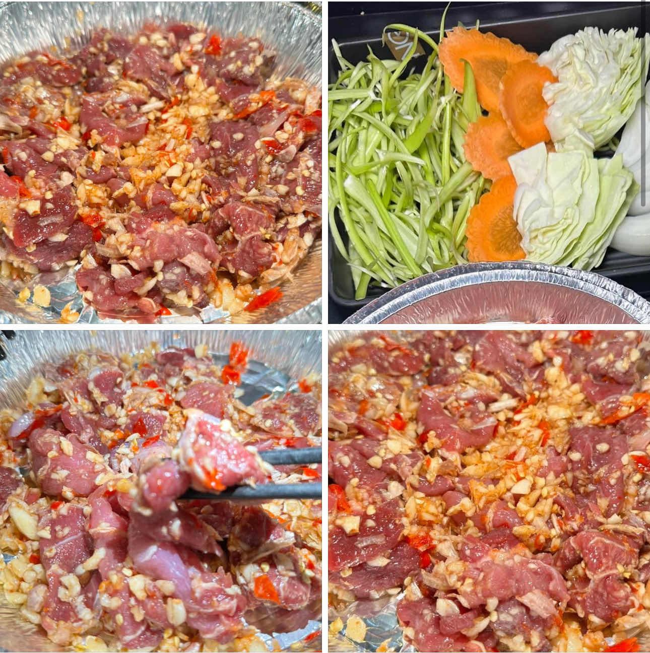 សាច់គោខ្ទឹមម្ទេស ត្រកួន ( ម្ហូបល្បី )