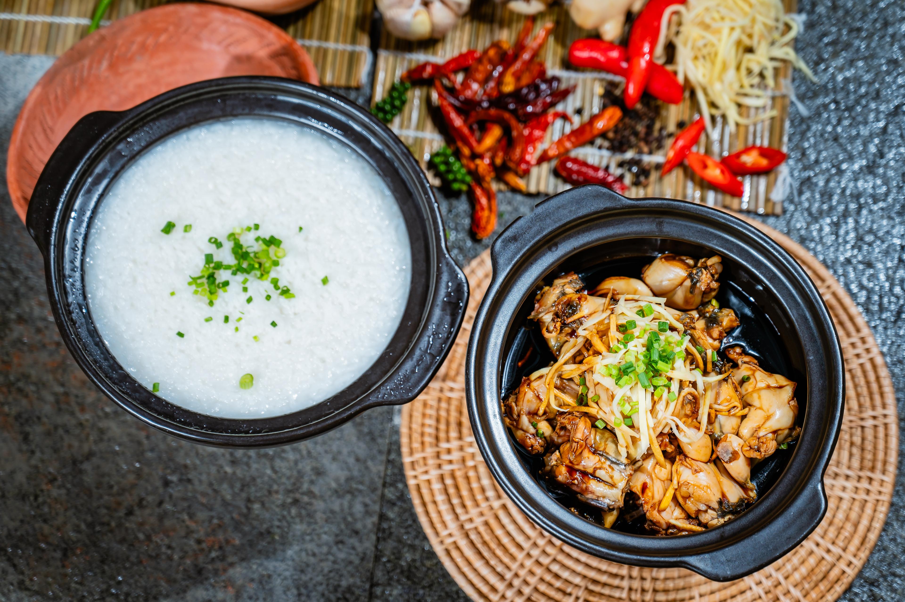 បបរស ខកង្កែប Stewed fog with porridge 田鸡粥