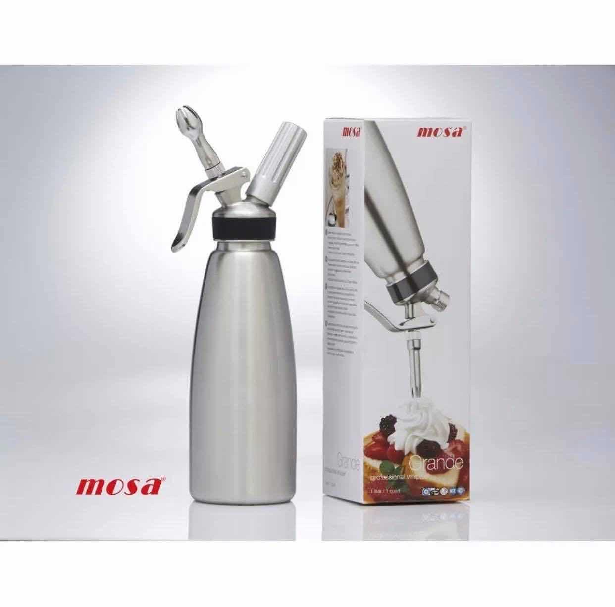 Stainless steel-Cream whipper 0.5L