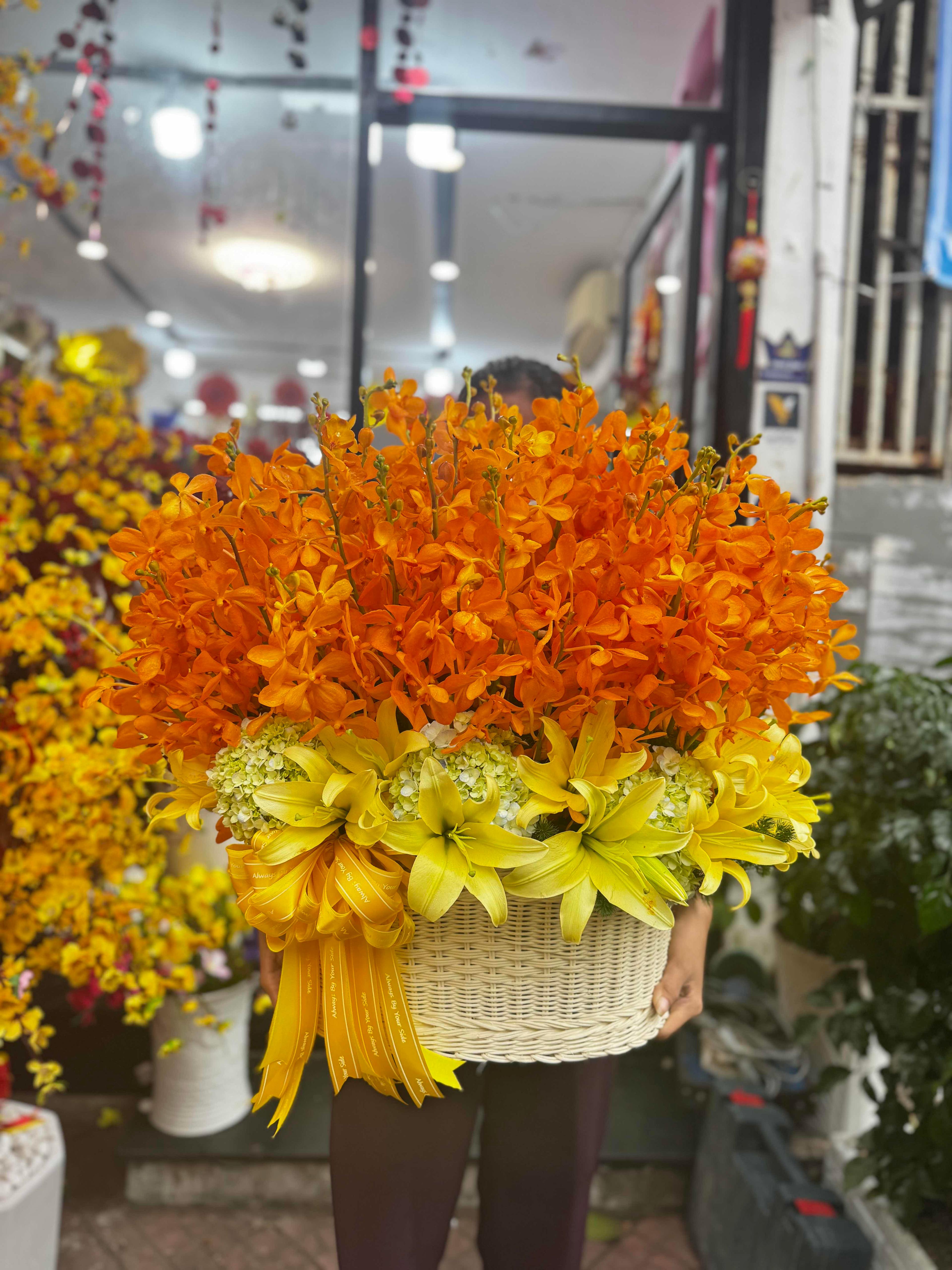 ផ្កាវ៉ង់ដាស្រស់