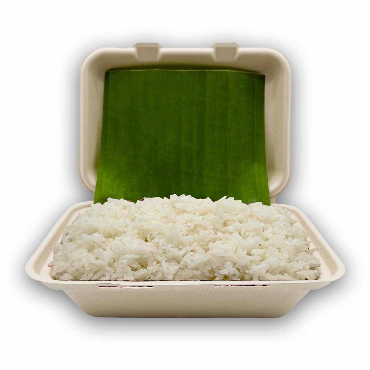 បាយសចំហ៊ុយ (Steamed White Rice)