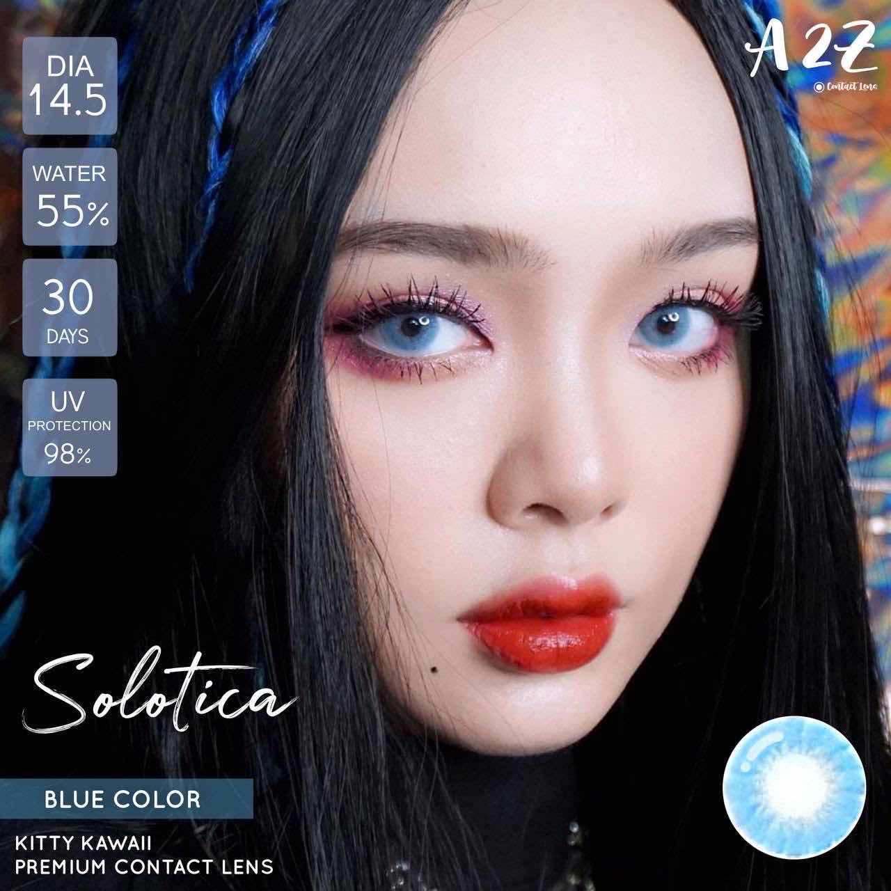 Kitty Kawaii- solotica blue