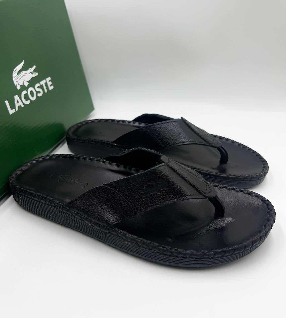  ចំពាមស្បែក Lacoste ដេរ
