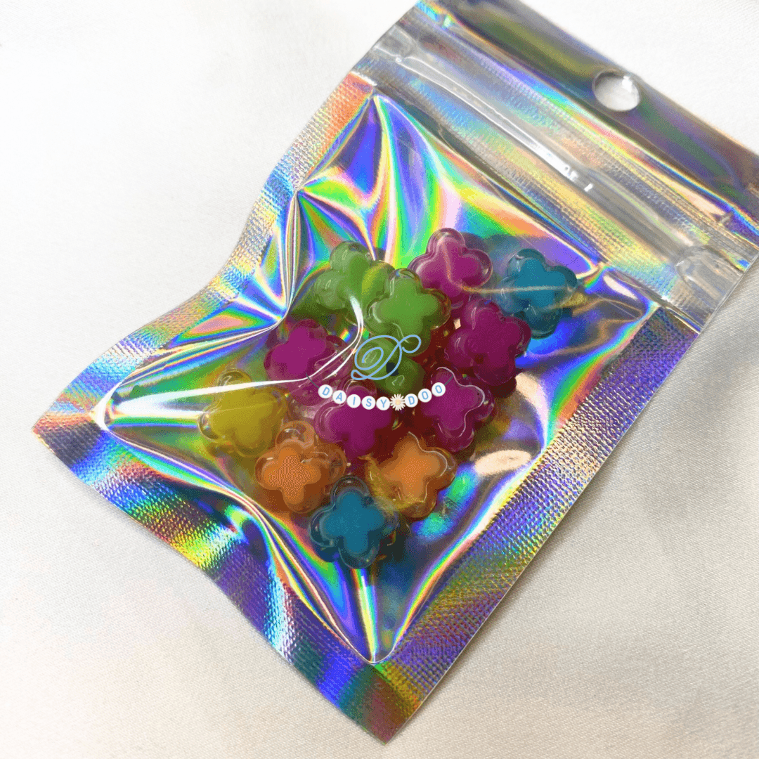 Colorful transparent clover 