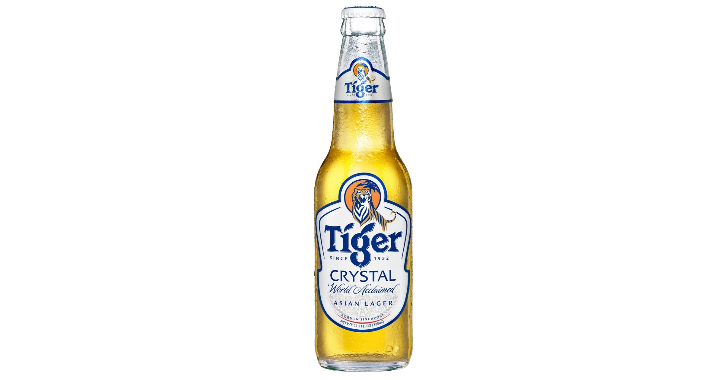 Tiger Crystal Beer Bottle 