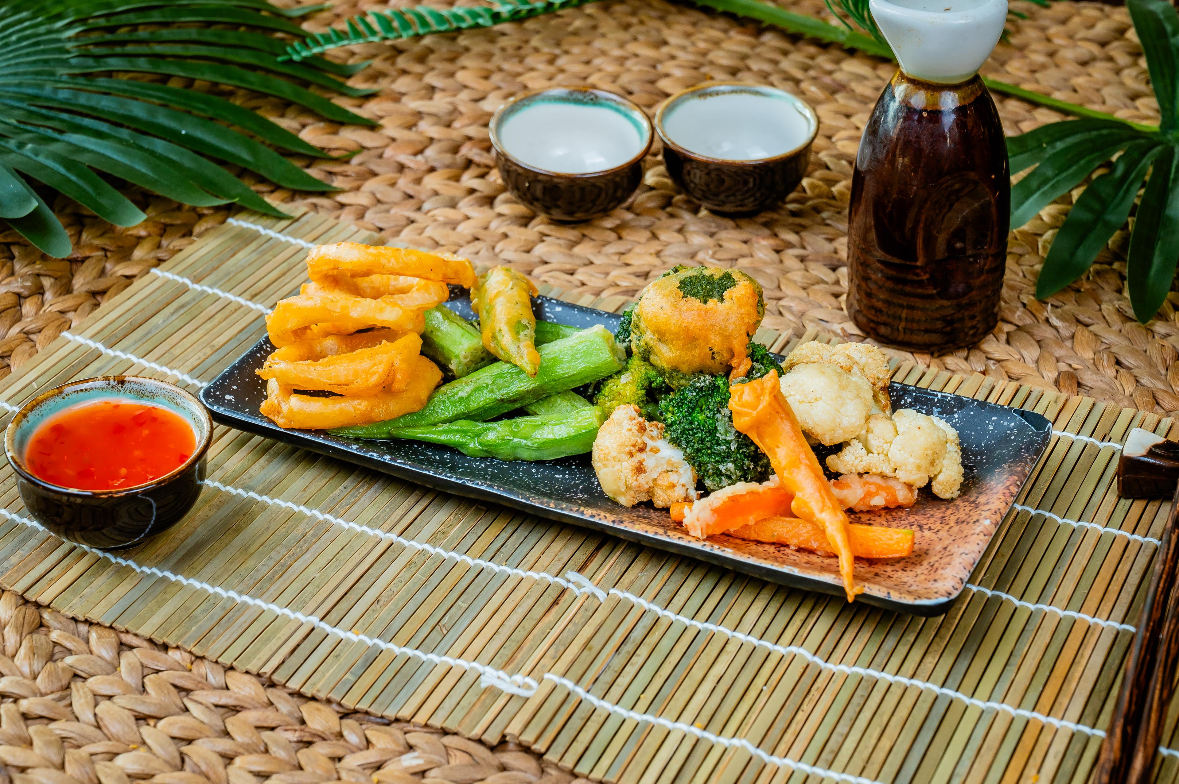 បន្លែបំពង Vegetable Tempura 炒蔬菜