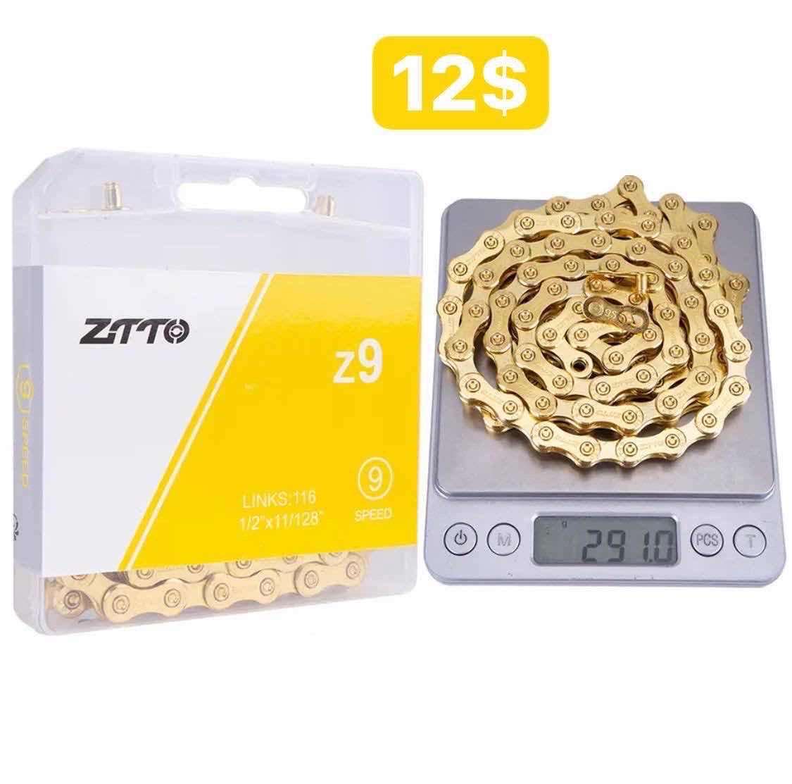 ច្រវ៉ាក់ ZTTO មាស 9លេខ