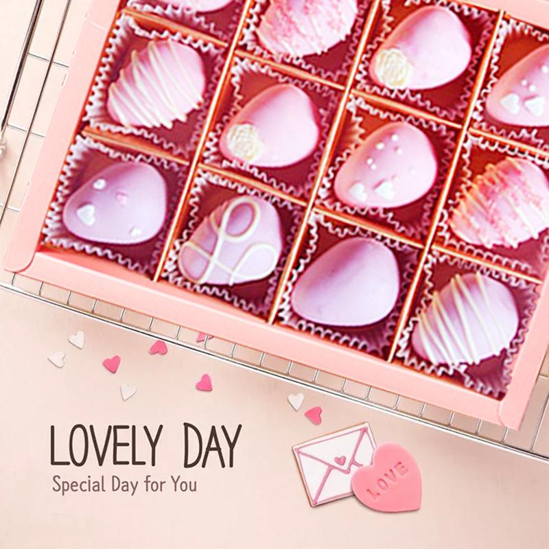 ប្រអប់សូកូឡា Strawberry Chocolate Box 