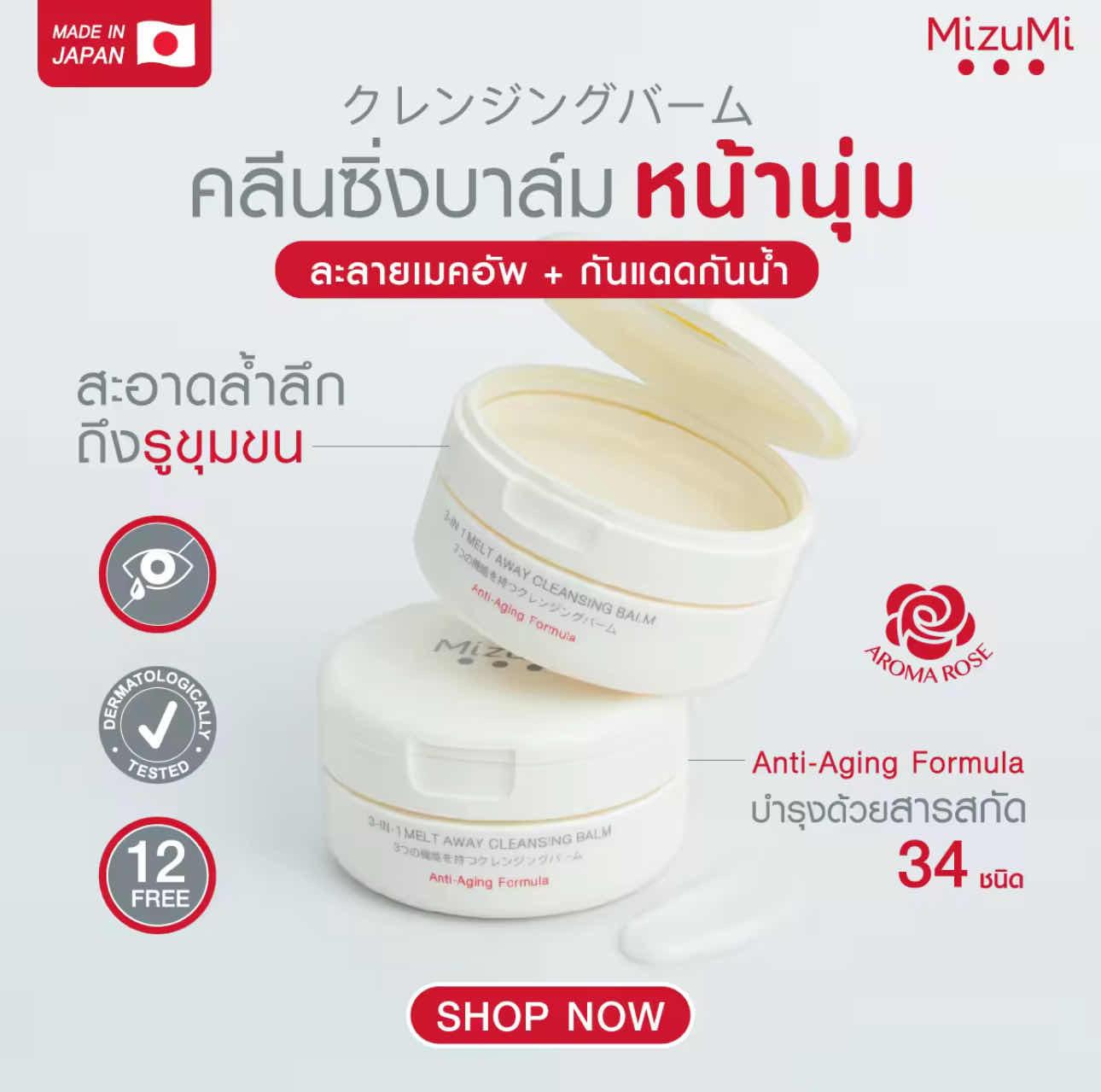 Mizumi 3in1 Melt Away Cleansing Blam
