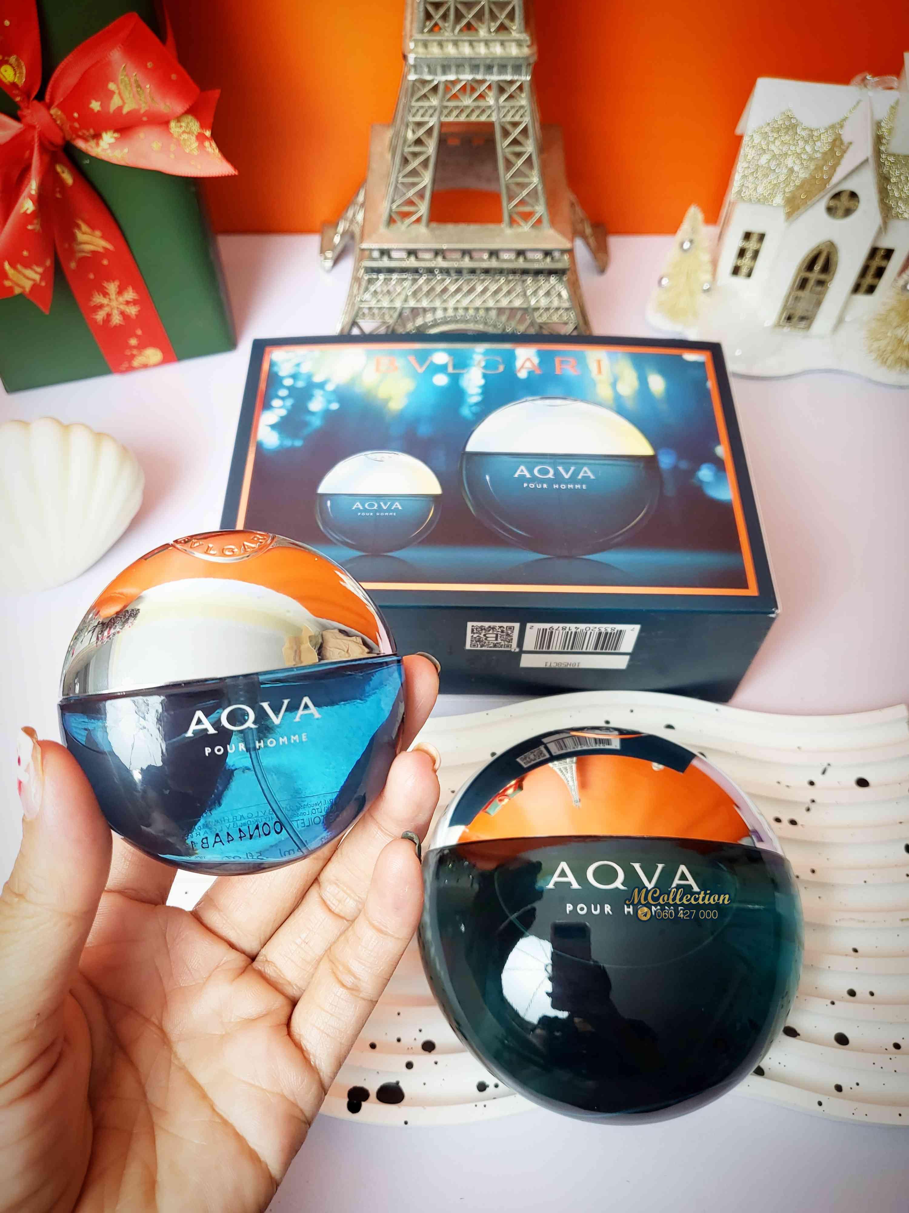 BVLGARI AQVA POUR HOMME EDT SET 100ML 25ML