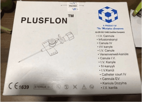 PLUSFLEX 24G CATHER INDIA 05/2028  ប្រអប់