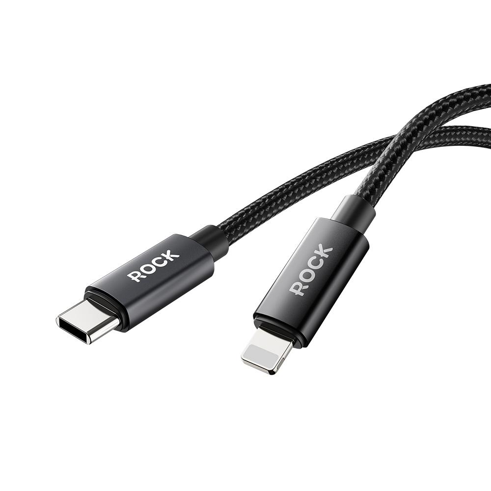 ROCK Z28 Type-C to Lightning 27W Braided Charging Cable